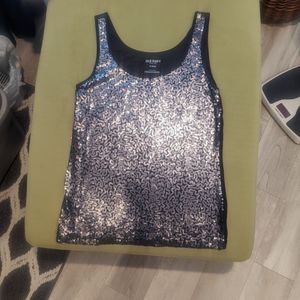 Old Navy Sequin Tank Top Sz XL